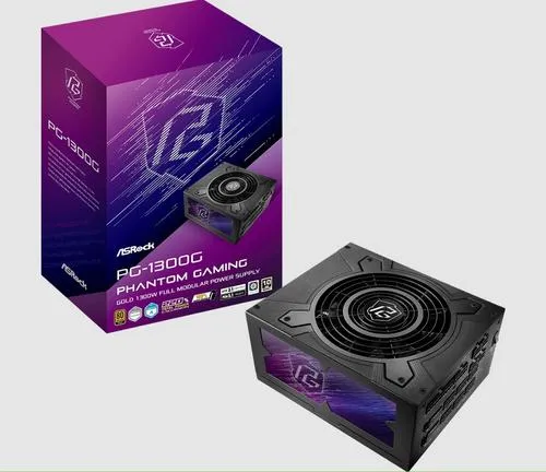 ASROCK zdroj 1300W Phantom Gaming PG-1300G, ATX3.1, PCIe5.1, 12V-2x6
