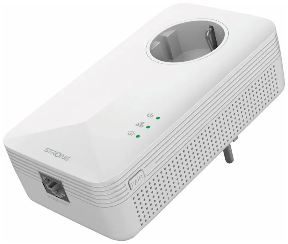 STRONG sada 3 adaptérů Powerline 1000 TRI EU/ 1000 Mbit/s/ 1x LAN/ bílý