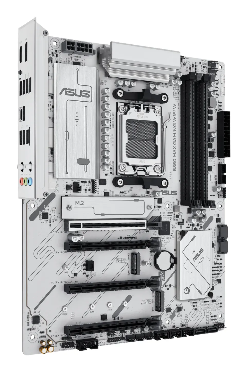 ASUS MB Sc AM5 B850 MAX GAMING WIFI W, AMD B850, 4xDDR5, 1xDP, 1xHDMI, WiFi, ATX