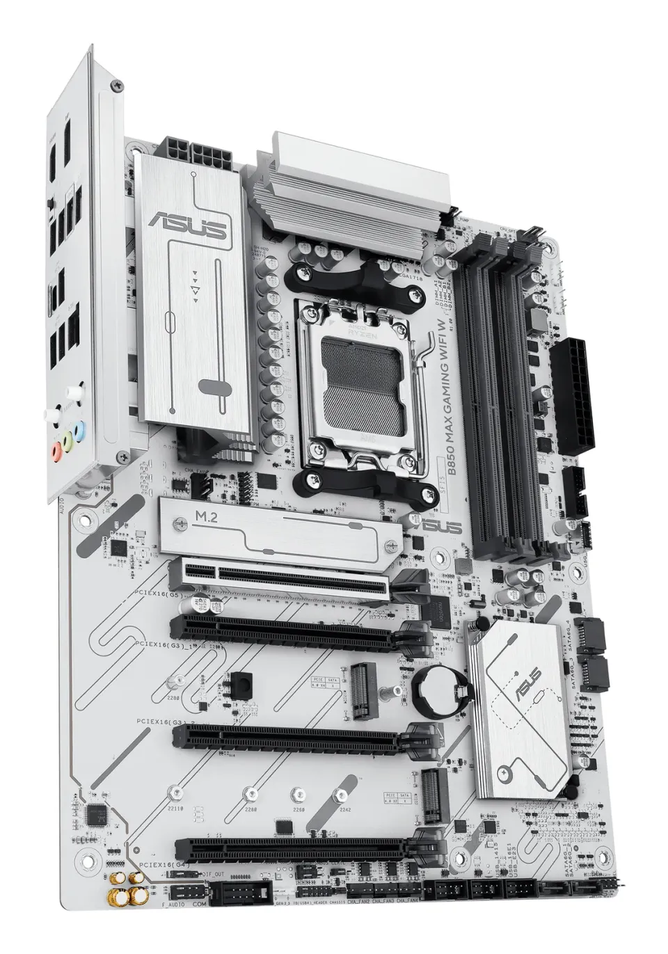 ASUS MB Sc AM5 B850 MAX GAMING WIFI W, AMD B850, 4xDDR5, 1xDP, 1xHDMI, WiFi, ATX