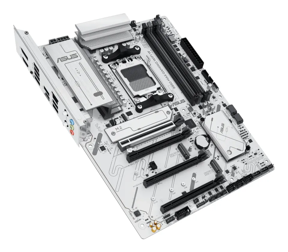 ASUS MB Sc AM5 B850 MAX GAMING WIFI W, AMD B850, 4xDDR5, 1xDP, 1xHDMI, WiFi, ATX