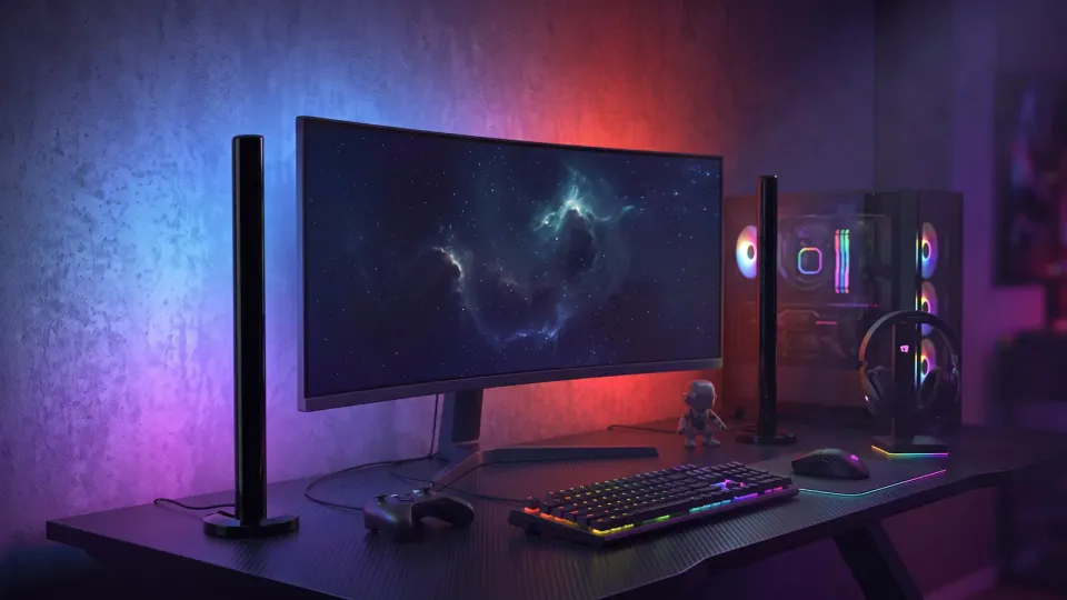 EVOLVEO Gbar 1, Ambientní RGB tyče k PC s aplikací