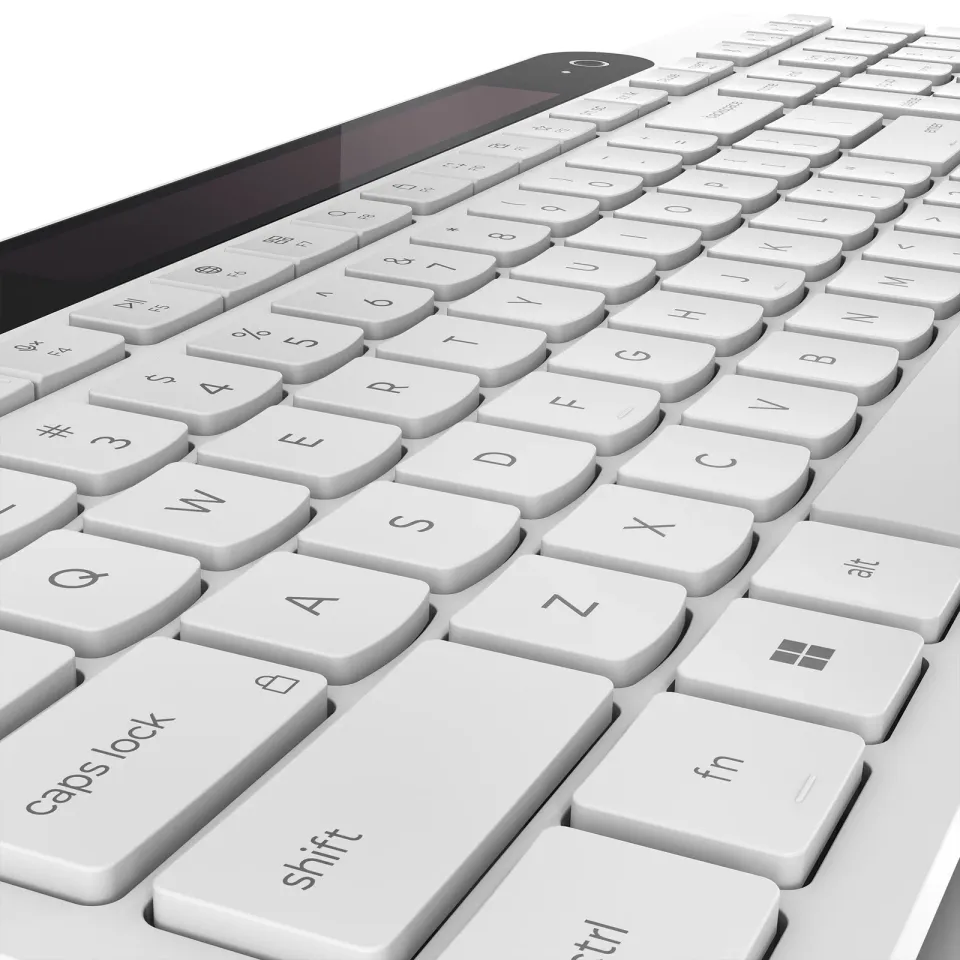 Lenovo 800 Self-Charging Bluetooth Keyboard - CZ / SK, bílá