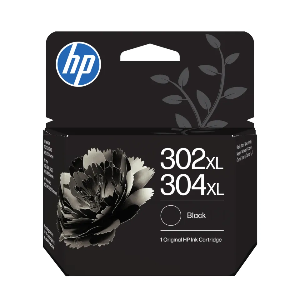HP 302XL/304XL černá inkoustová kazeta, B7RT9AE originál