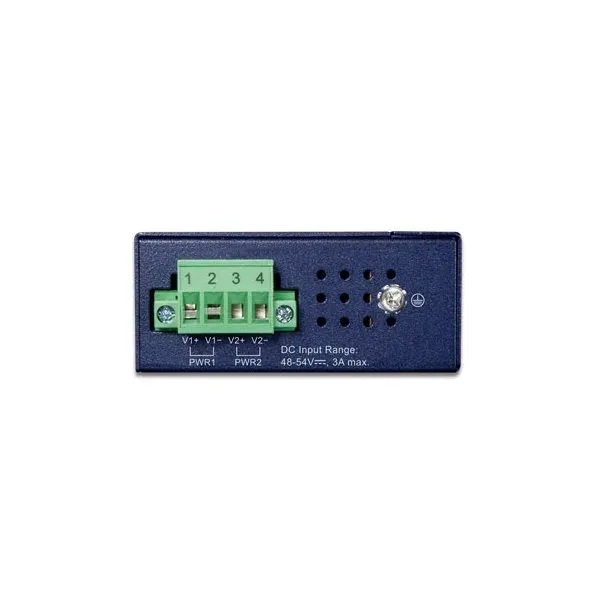 Planet IGS-504PT v3 Průmyslový PoE switch, 5x 1Gb, 4x PoE 802.3at 120W, -40 až +75°C, dual 48-54VDC, IP30, fanless