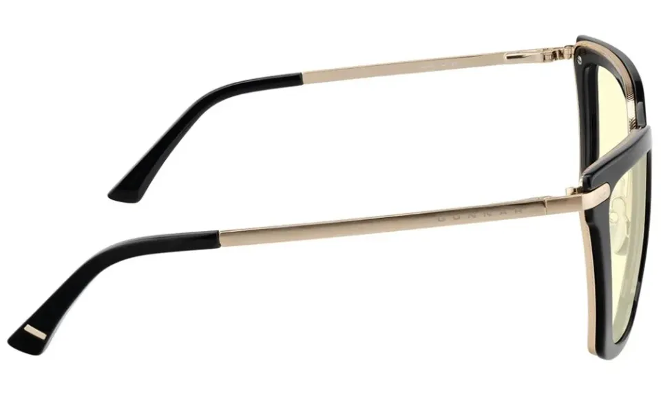 GUNNAR kancelářske/herní brýle KAIA ONYX jantarová skla BLF 65 GUNNAR focus