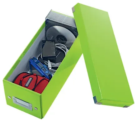 LEITZ Krabice na CD Click&Store, zelená