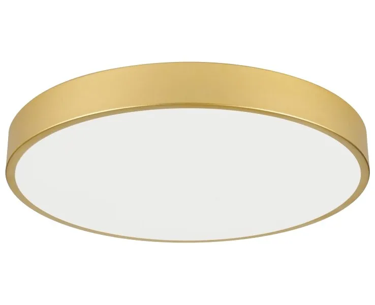 IMMAX NEO LITE SEMPLICI SMART LED stropní svítidlo zlaté 60cm 60W 4500 lm, BEACON gold, Wi-Fi, TUYA