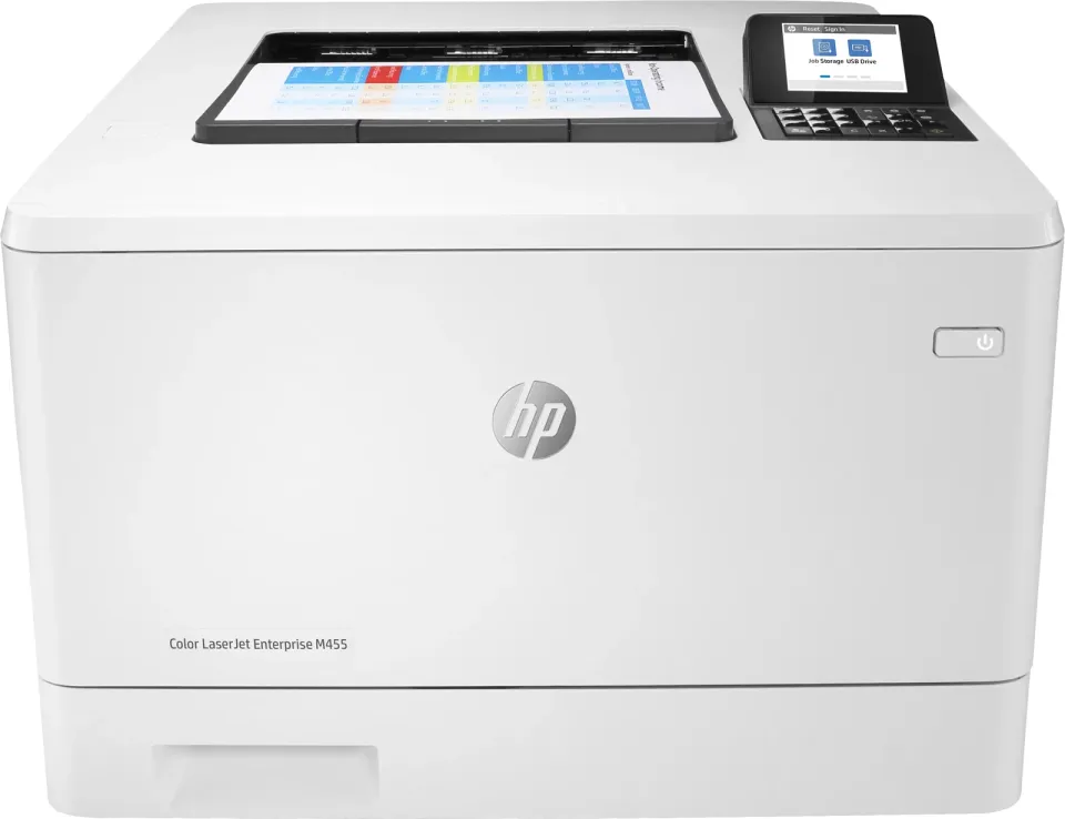HP Color LaserJet Enterprise M455dn – kompaktní barevná laserová tiskárna A4, 27 str./min, duplex, Gigabit Ethernet