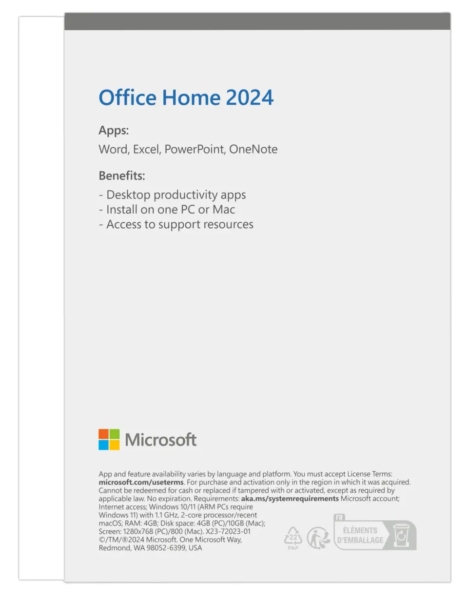 Office pro domácnosti 2024 Eng - krabice