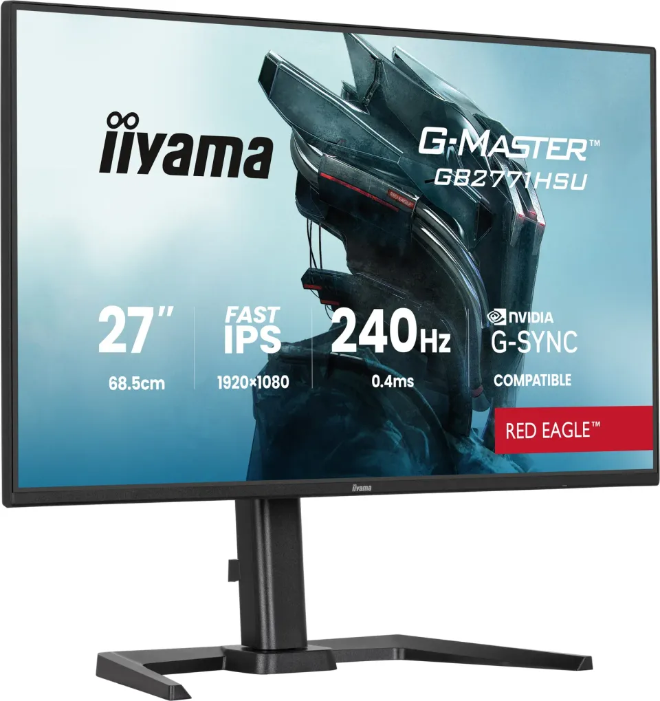 iiyama G-Master/GB2771HSU-B1/27"/IPS/FHD/240Hz/0,4ms/Černá/3R