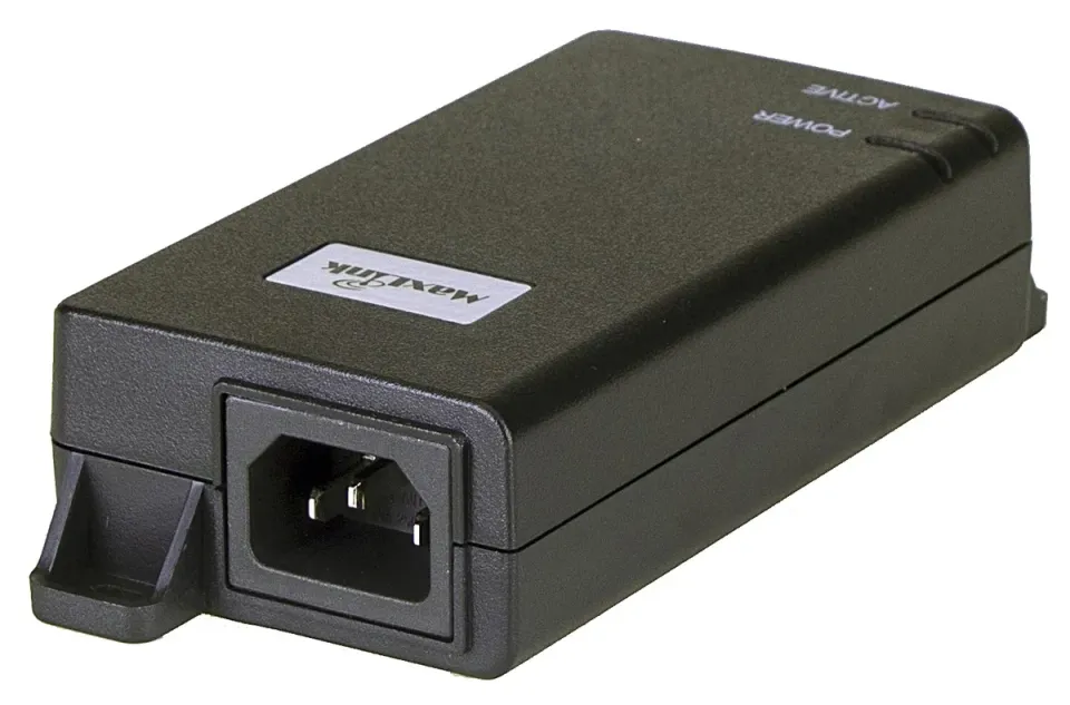 MaxLink MAXPI60-10G PoE injektor - 802.3af/at, 52V, 580mA, 60W, 10Gbit