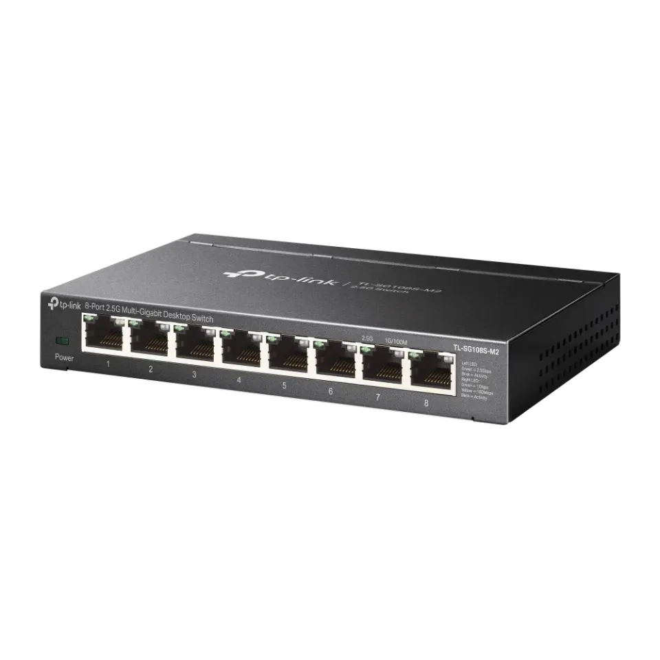 TP-Link TL-SG108S-M2 8x2,5Gb Desktop switch