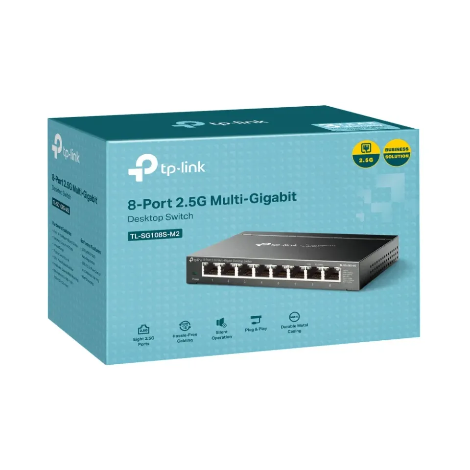 TP-Link TL-SG108S-M2 8x2,5Gb Desktop switch