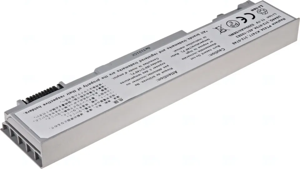 Baterie T6 Power pro Dell Latitude E6400, E6410, E6500, E6510, Precision M4400, 5200mAh, 58Wh, 6cell
