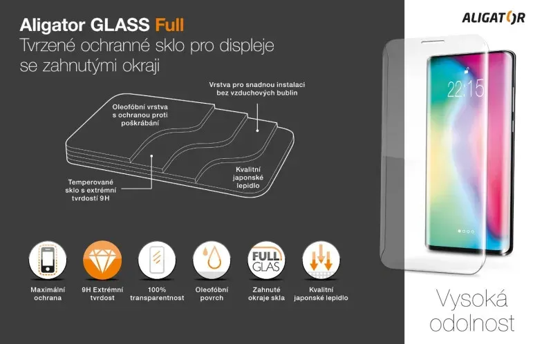 Aligator sklo GLASS FULL Xiaomi Not 14 Pro/Pro+