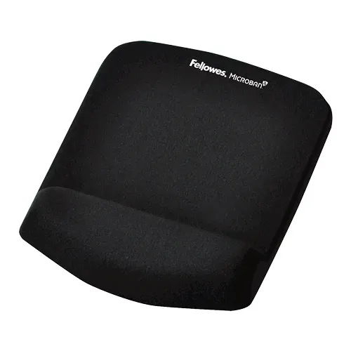 Fellowes podložka pod myš a zápěstí PlushTouch černá