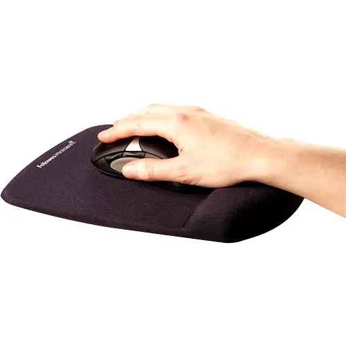Fellowes podložka pod myš a zápěstí PlushTouch černá