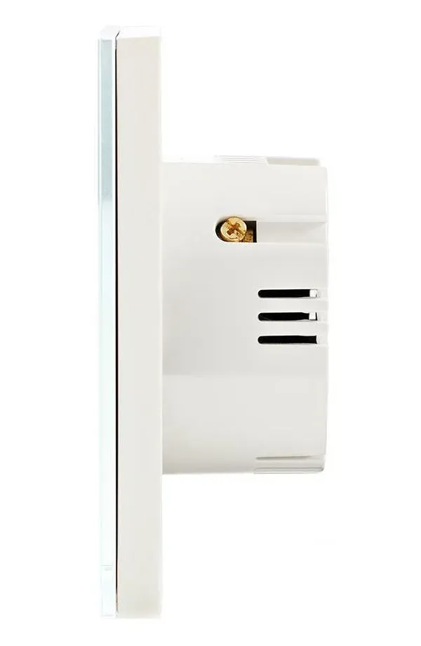 Nedis WIFIWS20WT - SmartLife nástěnný vypínač | Wi-Fi | Dvojitý | Nástěnný Držák