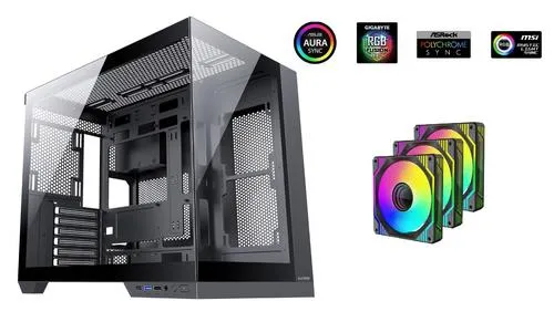 1stCOOL Cube Tower Dreamer + sada fan ARGB (PC case)