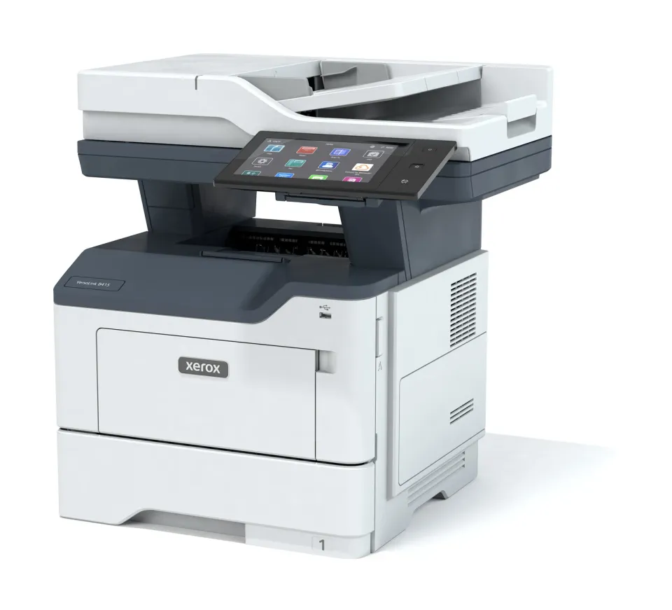 Xerox VersaLink B415 – černobílá laserová multifunkce A4 4 v 1 s faxem, 47 str./min, duplex, DADF, 650 listů papíru
