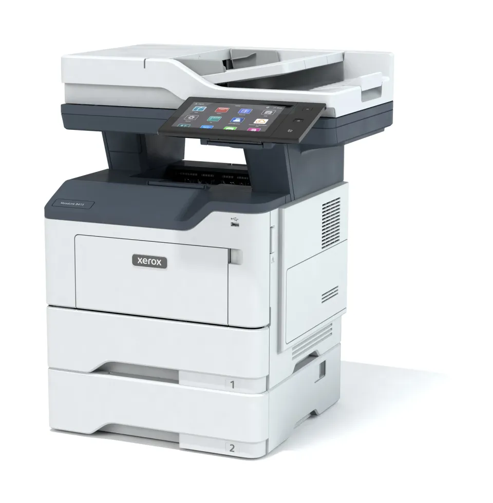 Xerox B415, černobílá laser. MF (tisk, kopírka, sken, fax) 47 str./ min. A4, DADF