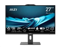 MSI PC AiO PRO AP272P 14M-1085XEU, Core i3 14100, 27" FHD, Anti-Glare, Non-Touch, 16GB, 512GB SSD, N/A, No OS, Black