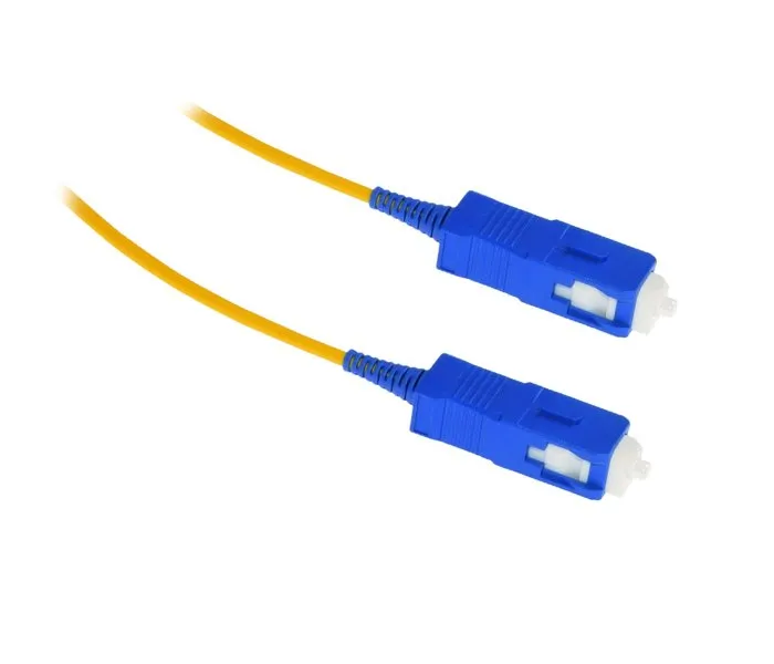 XtendLan FO patch SC-SC 3m 9/125, simplex, ultraflexibilní G.657.A1, LS0H, průměr 2mm, krátký vývod