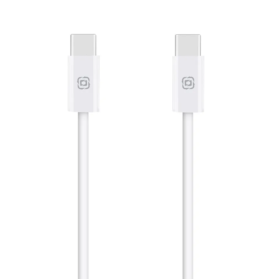 OBAL:ME Super Fast USB-C/USB-C Pletený kabel 100W 2m White