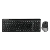 A4tech FG2400 Air2, bezdrátový kancelářský set klávesnice s myší, CZ, černá