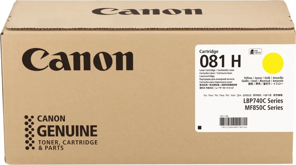 Canon Cartridge 081 H Y