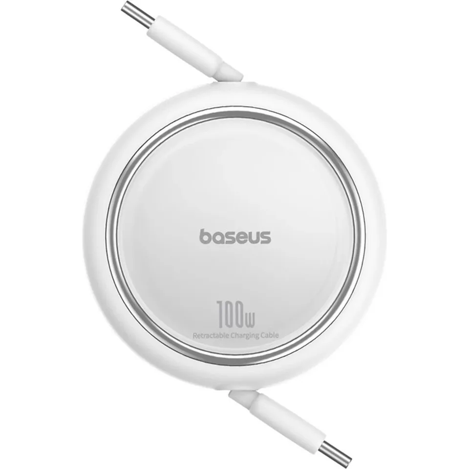 Baseus Datový kabel Free2Draw mini USB-C/USB-C 1m 100W bílý