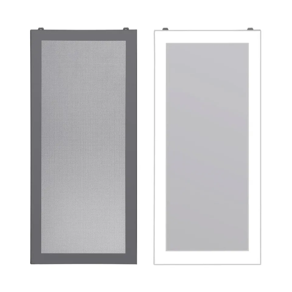 EVOLVEO Ptero Q2W+, Počítačová skříň 2x čelní panel - sklo /mřížka, 4x vent, cas