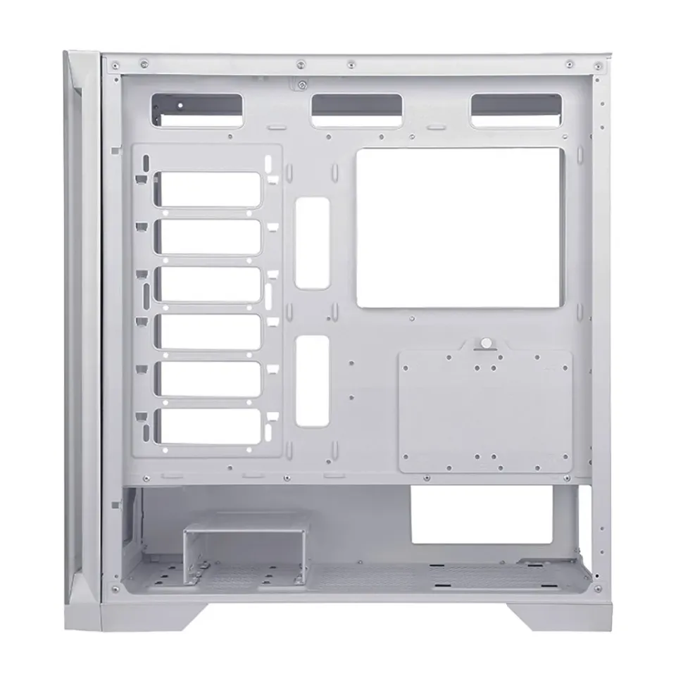 EVOLVEO Ptero Q2W+, Počítačová skříň 2x čelní panel - sklo /mřížka, 4x vent, cas