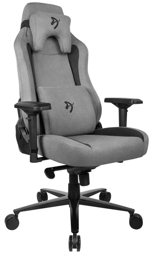 AROZZI herní židle VERNAZZA Supersoft Fabric Anthracite/ tmavě šedá