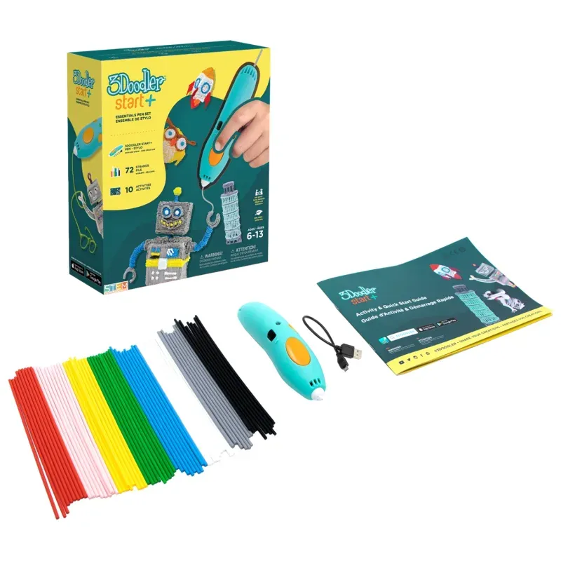 3Doodler 3D Pero Start+ a 72 náplní + 12 šablon