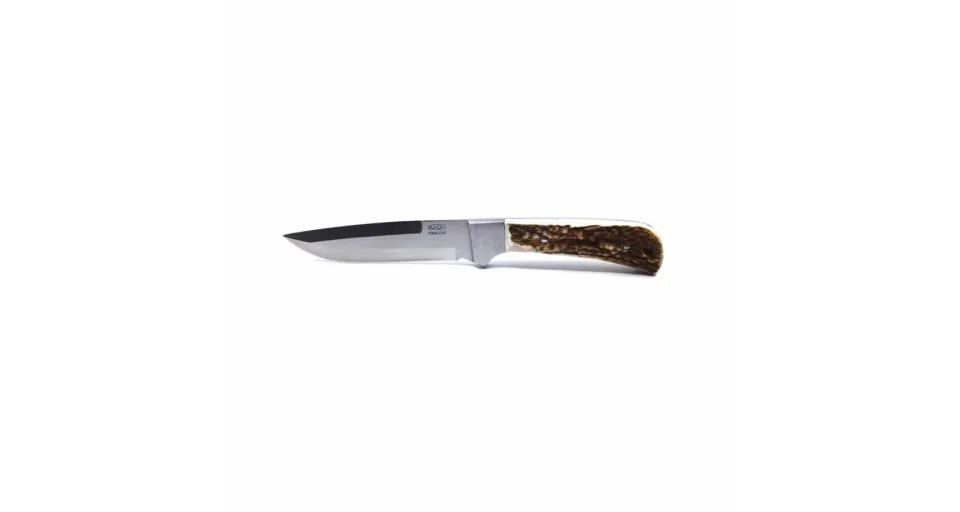 Lovecký nůž LES úzký - 398 materiál držadla - střenky paroh