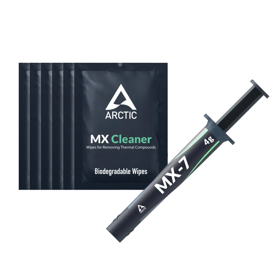 ARCTIC MX-7 teplovodivá pasta 4g + 6 kusů Arctic MX Cleaner