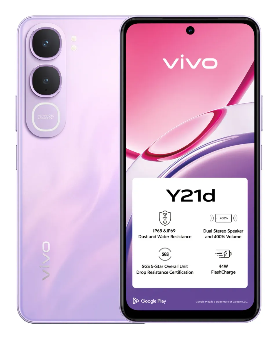 VIVO Y21d/4GB/128GB/Lavender Purple