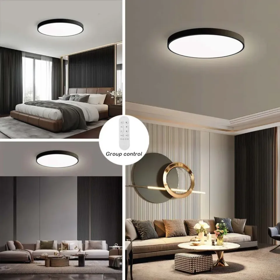 IMMAX NEO LITE SEMPLICI SMART stropní svítidlo, BEACON, 100cm, 128W, 9088lm, černé, Wi-Fi, TUYA
