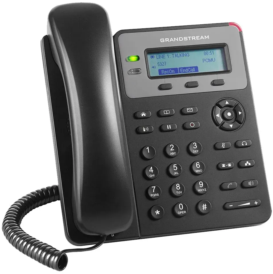 Grandstream GXP1610 [VoIP telefon - 1x SIP účet, HD audio, 3 program.tlačítka, switch 2xLAN 10/100Mbps]