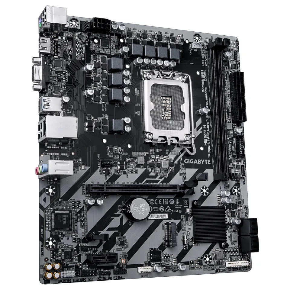 GIGABYTE MB Sc LGA1851 H810M H, Intel H810, 2xDDR5, 1xHDMI, 1xVGA, mATX