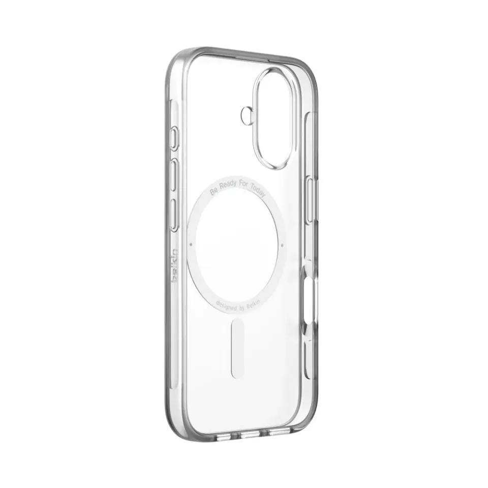 Belkin magnetické ochranné pouzdro – iPhone 16 Plus – průhledné