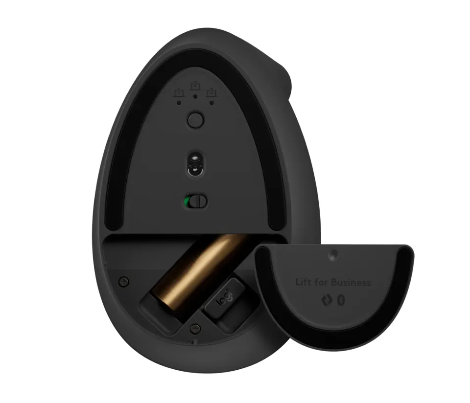 Logitech myš Lift for Business - Grafitová, 6 tlačítek, bluetooth, logitech bolt