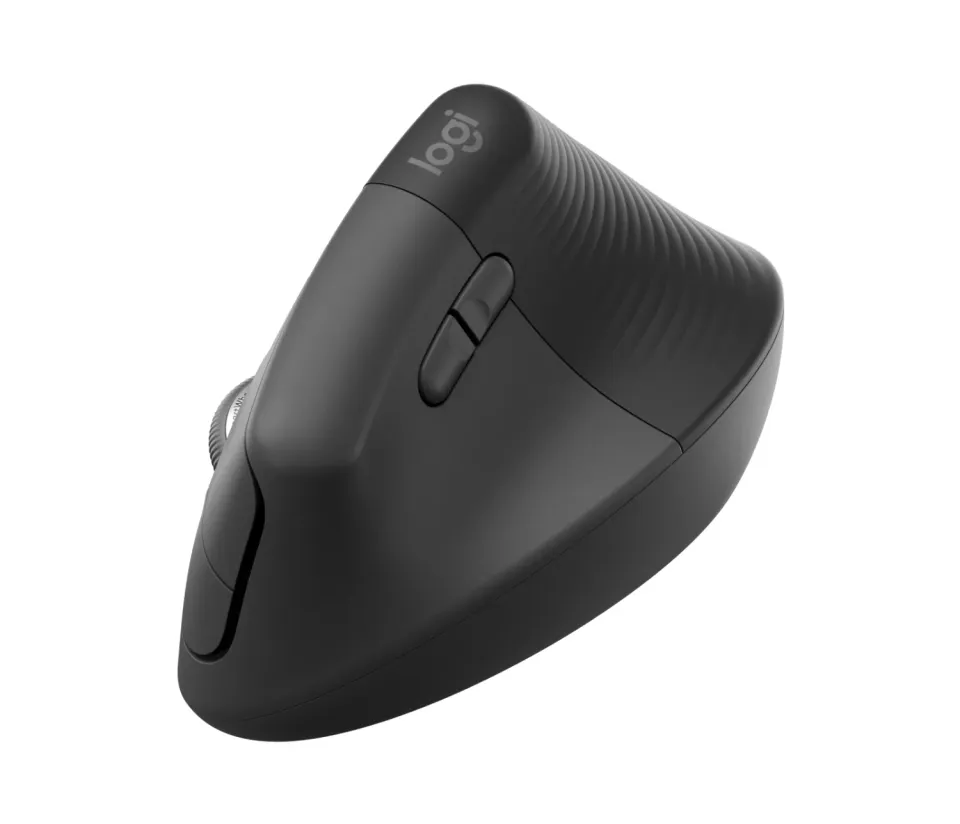 Logitech myš Lift for Business - Grafitová, 6 tlačítek, bluetooth, logitech bolt