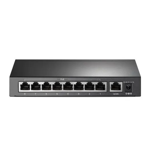 TP-LINK TL-SF1009P 9-Port 10/100Mbps Desktop Switch mit 8-Port PoE+