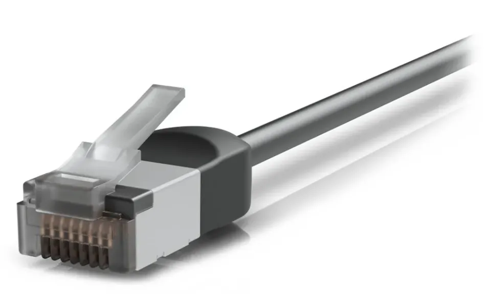 Ubiquiti UniFi Premium Patch Cable Outdoor 1m - Patch kabel, Cat6a, venkovní, černý, 1m