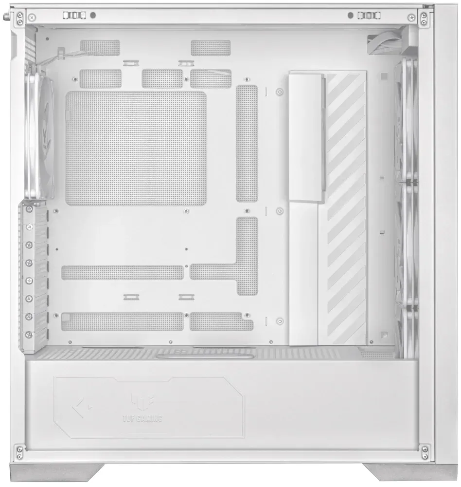 ASUS skříň TUF GAMING GT302 TG ARGB WHITE/ ATX / průhledná bočnice / 4x 140mm ARGB / bez zdroje / bílá