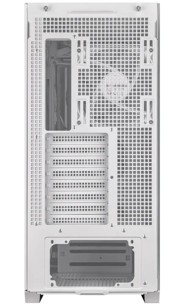 ASUS skříň TUF GAMING GT302 TG ARGB WHITE/ ATX / průhledná bočnice / 4x 140mm ARGB / bez zdroje / bílá