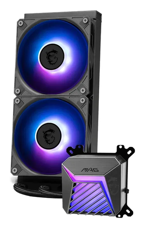 MSI vodní chladič CPU MAG CORELIQUID A15 240/ 2x 120mm ARGB fan
